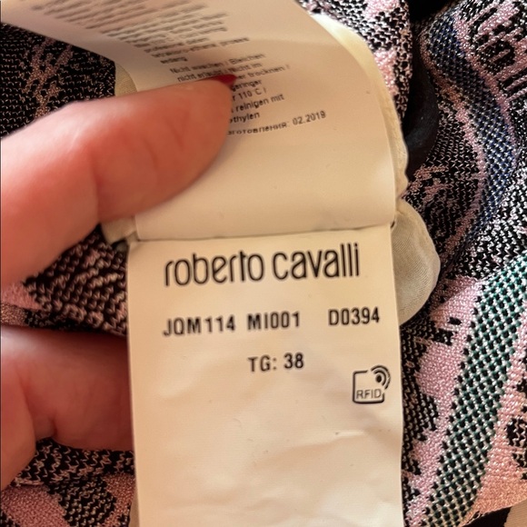 NWT Roberto Cavalli Leopard Cherry Blossom Bodycon Dress - Picture 12 of 13